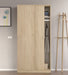 Lunaro Oak Effect Sliding Door Wardrobe - Luminex FurnitureWardrobe3211