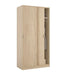 Lunaro Oak Effect Sliding Door Wardrobe - Luminex FurnitureWardrobe3211