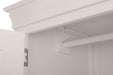 Lunex 2 Door 1 Drawer Wardrobe in Light Grey - Luminex FurnitureWardrobeCLE304