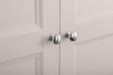 Lunex 2 Door 1 Drawer Wardrobe in Light Grey - Luminex FurnitureWardrobeCLE304