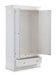 Lunex 2 Door 1 Drawer Wardrobe – Surf White - Luminex FurnitureWardrobeCLE204