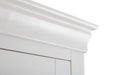 Lunex 2 Door 1 Drawer Wardrobe – Surf White - Luminex FurnitureWardrobeCLE204