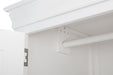 Lunex 2 Door 1 Drawer Wardrobe – Surf White - Luminex FurnitureWardrobeCLE204