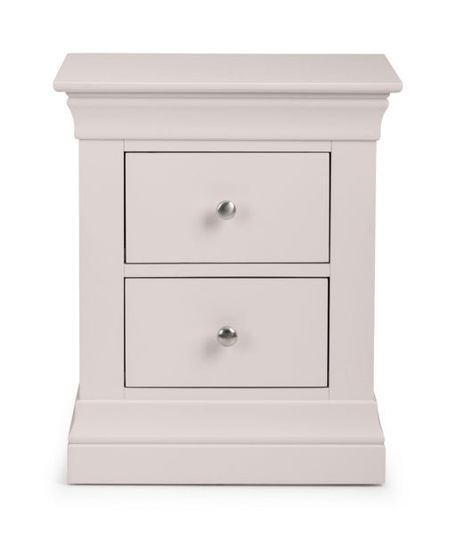 Lunex 2 Drawer Bedside - Light Grey - Luminex FurnitureBedside TableCLE301
