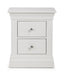 Lunex 2 Drawer Bedside – Surf White | Elegant Bedroom Storage - Luminex FurnitureBedside TableCLE201