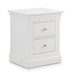 Lunex 2 Drawer Bedside – Surf White | Elegant Bedroom Storage - Luminex FurnitureBedside TableCLE201
