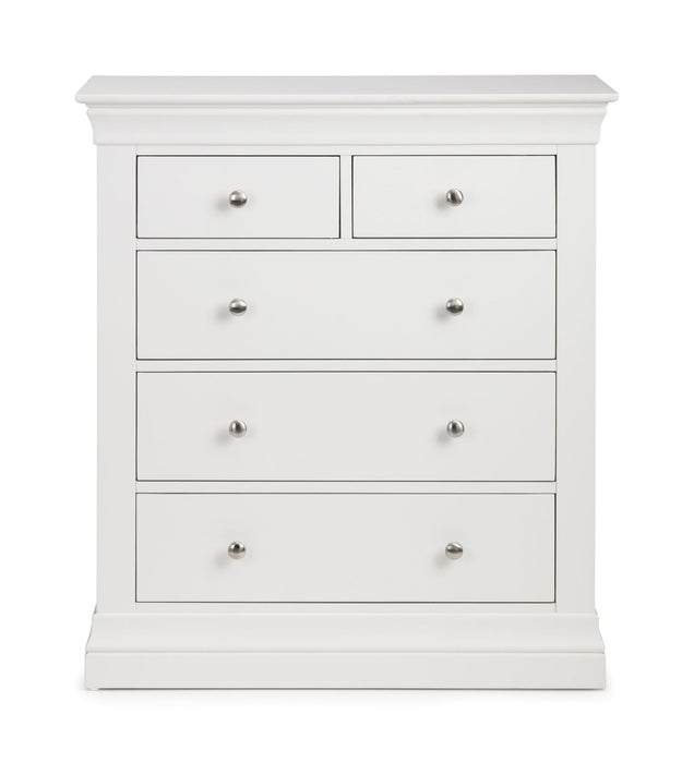 Lunex 3+2 Drawer Chest - Surf White - Luminex FurnitureChest of drawersCLE202