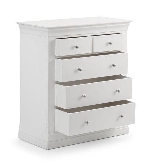 Lunex 3+2 Drawer Chest - Surf White - Luminex FurnitureChest of drawersCLE202