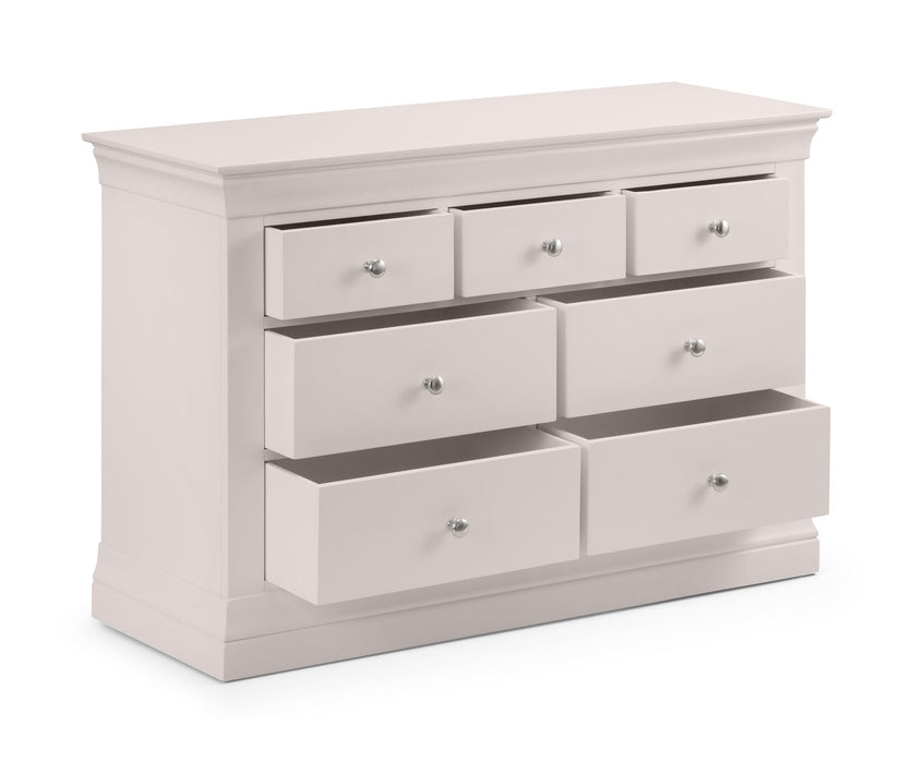 Lunex 4+3 Drawer Chest - Light Grey - Luminex FurnitureChest of drawersCLE303