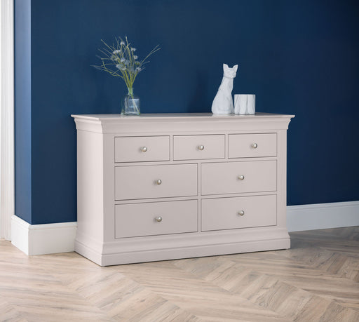 Lunex 4+3 Drawer Chest - Light Grey - Luminex FurnitureChest of drawersCLE303