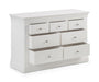 Lunex 4+3 Drawer Chest - Surf White - Luminex FurnitureChest of drawersCLE203