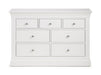Lunex 4+3 Drawer Chest - Surf White - Luminex FurnitureChest of drawersCLE203