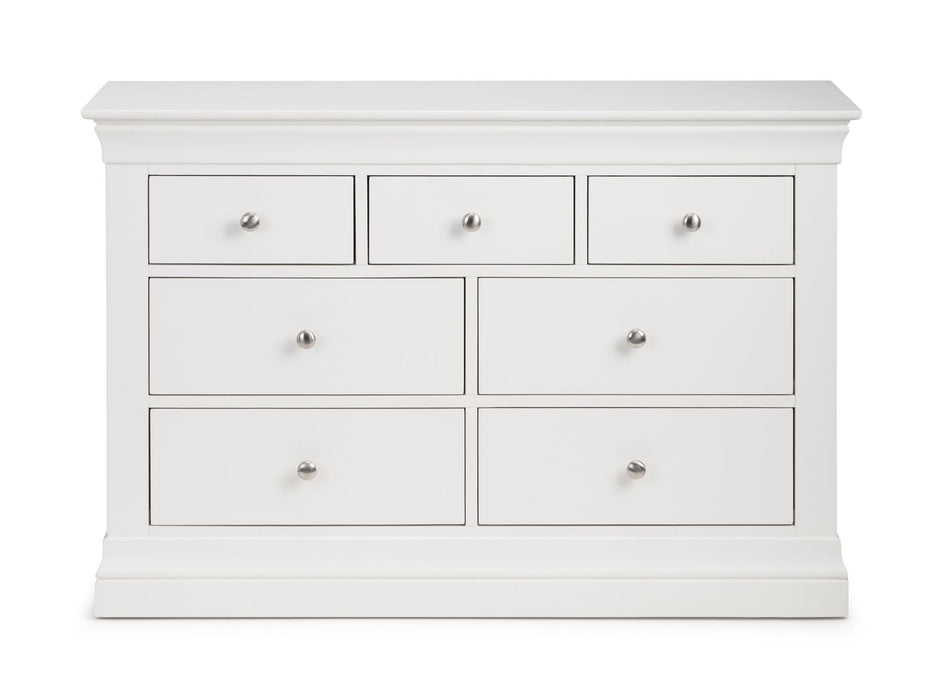 Lunex 4+3 Drawer Chest - Surf White - Luminex FurnitureChest of drawersCLE203