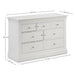 Lunex 4+3 Drawer Chest - Surf White - Luminex FurnitureChest of drawersCLE203