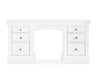 Lunex Surf White Dressing Table - Luminex FurnitureDressing TableCLE207