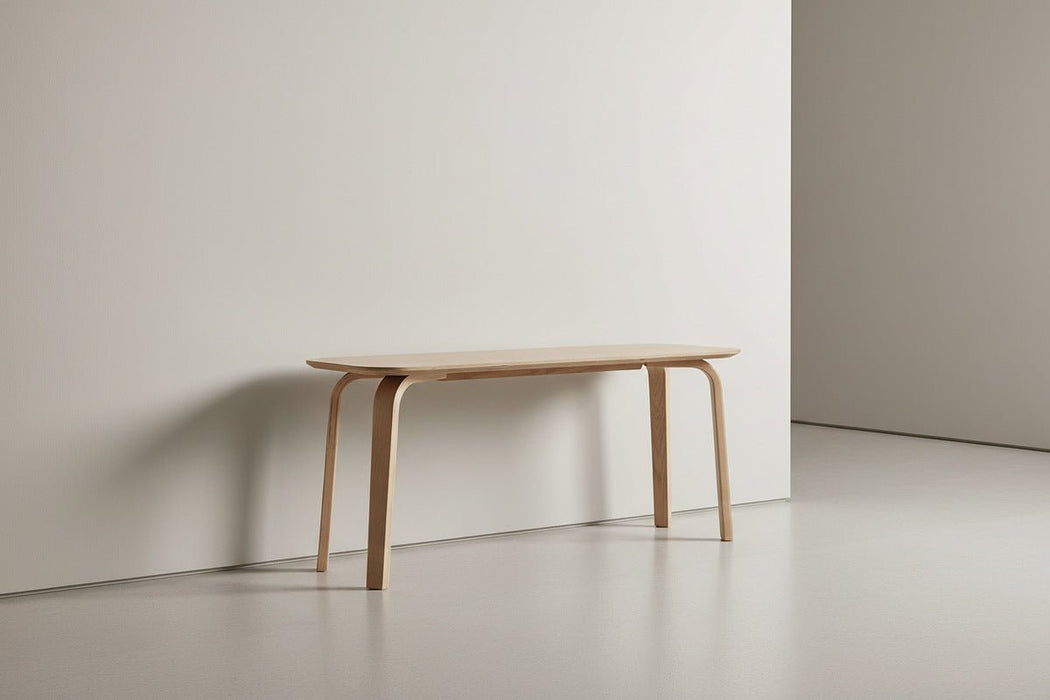 Luxe Oak Curved Leg Bench - Luminex FurnitureBench SeatKAI005