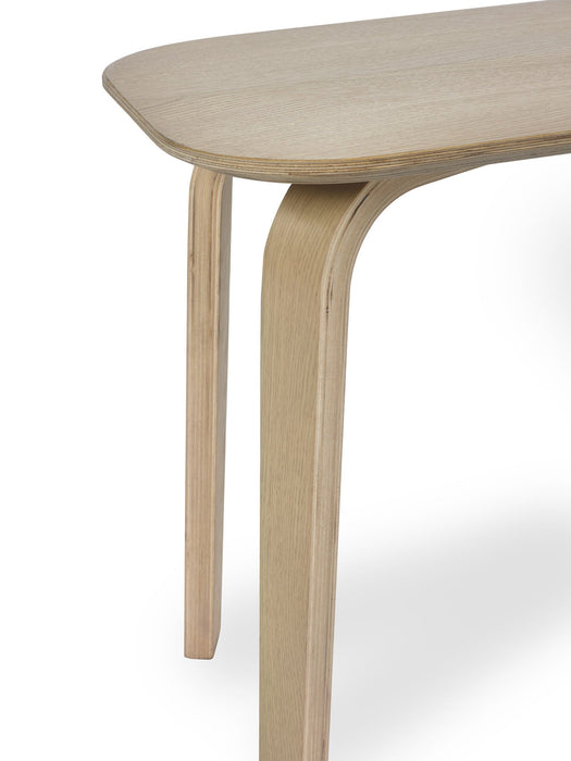 luxe Oak Curved Leg Bench - Luminex FurnitureBench SeatKAI005