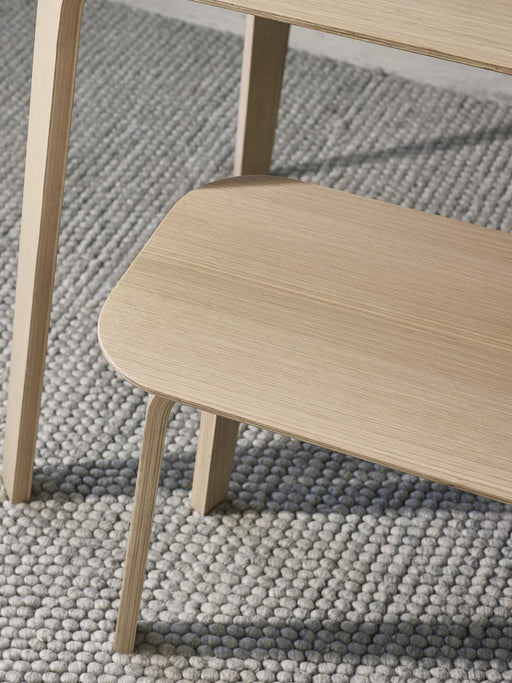 luxe Oak Curved Leg Bench - Luminex FurnitureBench SeatKAI005