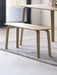 luxe Oak Curved Leg Bench - Luminex FurnitureBench SeatKAI005