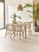 Luxe Oak Dining Chairs – Set of 2 | Beech Oak Finish - Luminex FurnitureChairsKAI104