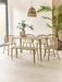 Luxe Oak Dining Chairs – Set of 2 | Beech Oak Finish - Luminex FurnitureChairsKAI104