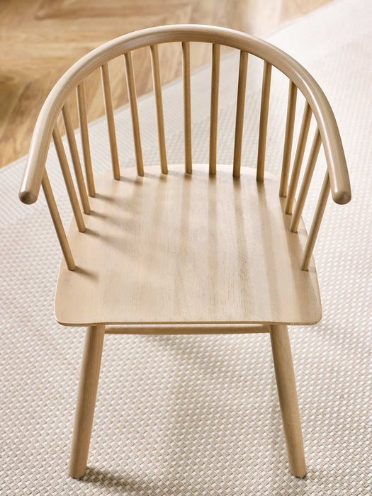 Luxe Oak Dining Chairs – Set of 2 | Beech Oak Finish - Luminex FurnitureChairsKAI104