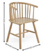 Luxe Oak Dining Chairs – Set of 2 | Beech Oak Finish - Luminex FurnitureChairsKAI104