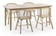 Luxe Oak Dining Chairs – Set of 2 | Beech Oak Finish - Luminex FurnitureChairsKAI104