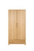 Madeleine 2 Door Wardrobe with Drawer – Solid Oak - Luminex FurnitureWardrobeCUR205