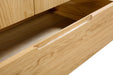 Madeleine 2 Door Wardrobe with Drawer – Solid Oak - Luminex FurnitureWardrobeCUR205