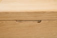 Madeleine 3 Drawer Bedside - Solid Oak - Luminex FurnitureBedside TableCUR201