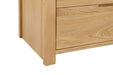 Madeleine 3 Drawer Bedside - Solid Oak - Luminex FurnitureBedside TableCUR201
