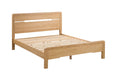 Madeleine Bed – Solid White Oak & Oak Veneer - Luminex FurnitureWooden BedsCUR208