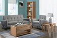 Madeleine Coffee Table – Solid Oak with Storage - Luminex FurnitureCoffee TableCUR303