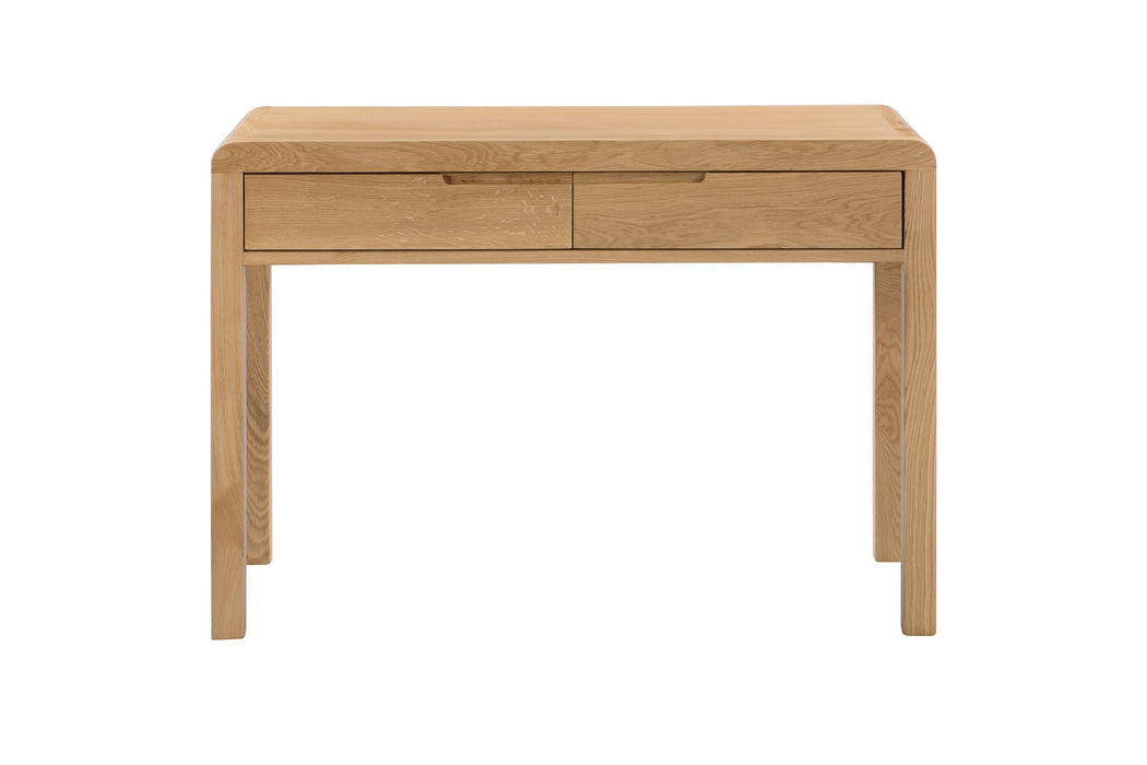 Madeleine Dressing Table & Stool – Solid Oak, 2 Drawers - Luminex FurnitureDressing TableCUR206