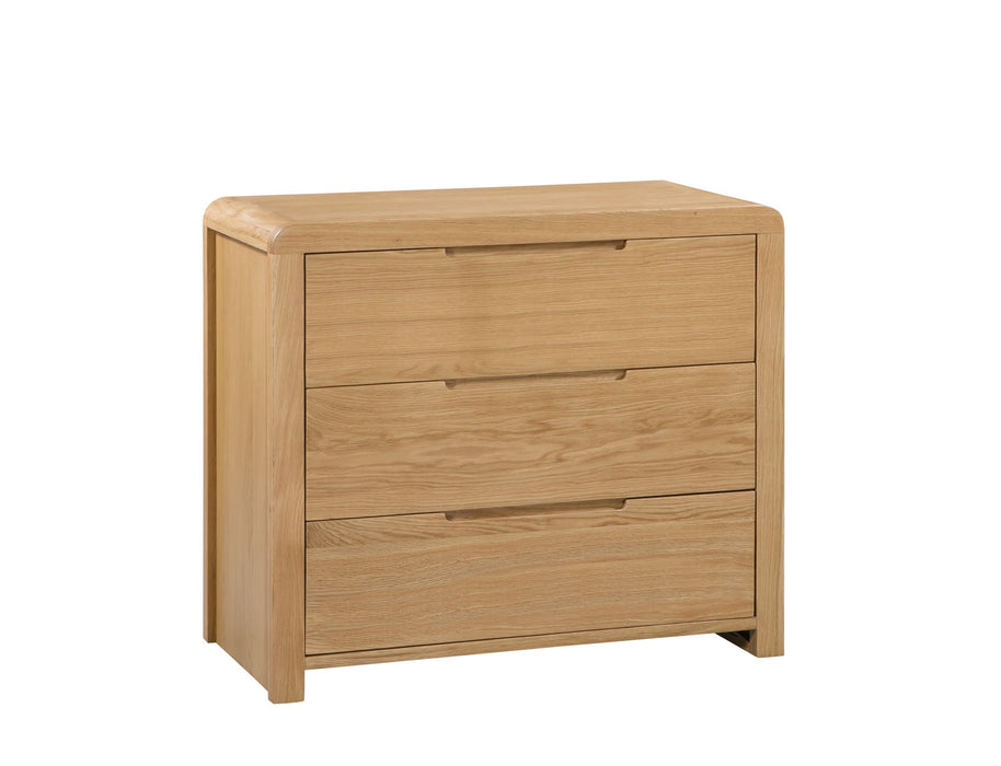 Madeleine Oak 3 Drawer Chest - Luminex FurnitureChest of drawersCUR202