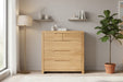 Madeleine Oak 3+2 Drawer Chest of Drawers - Luminex FurnitureChest of drawersCUR203