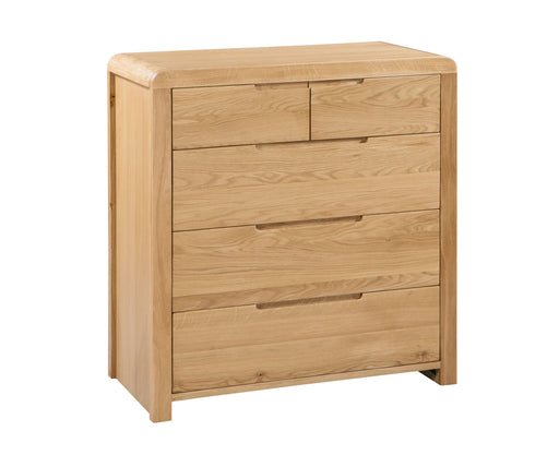Madeleine Oak 3+2 Drawer Chest - Luminex FurnitureChest of drawersCUR203