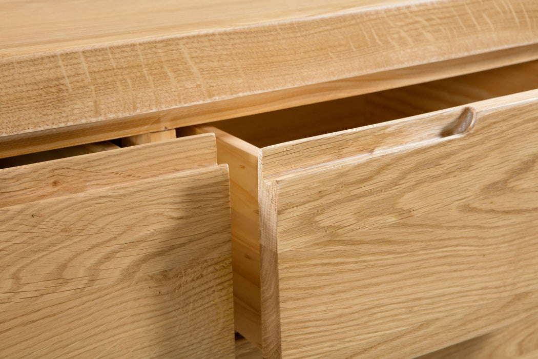 Madeleine Oak 3+2 Drawer Chest - Luminex FurnitureChest of drawersCUR203
