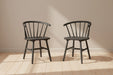 Maeva Spindle Back Dining Chairs – Set of 2 - Luminex FurnitureChairsMOD311