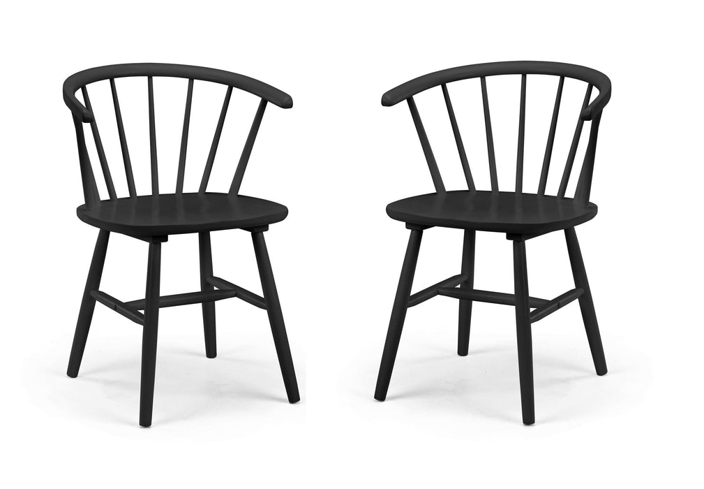 Maeva Spindle Back Dining Chairs – Set of 2 - Luminex FurnitureChairsMOD322