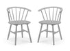 Maeva Spindle Back Dining Chairs – Set of 2 - Luminex FurnitureChairsMOD333