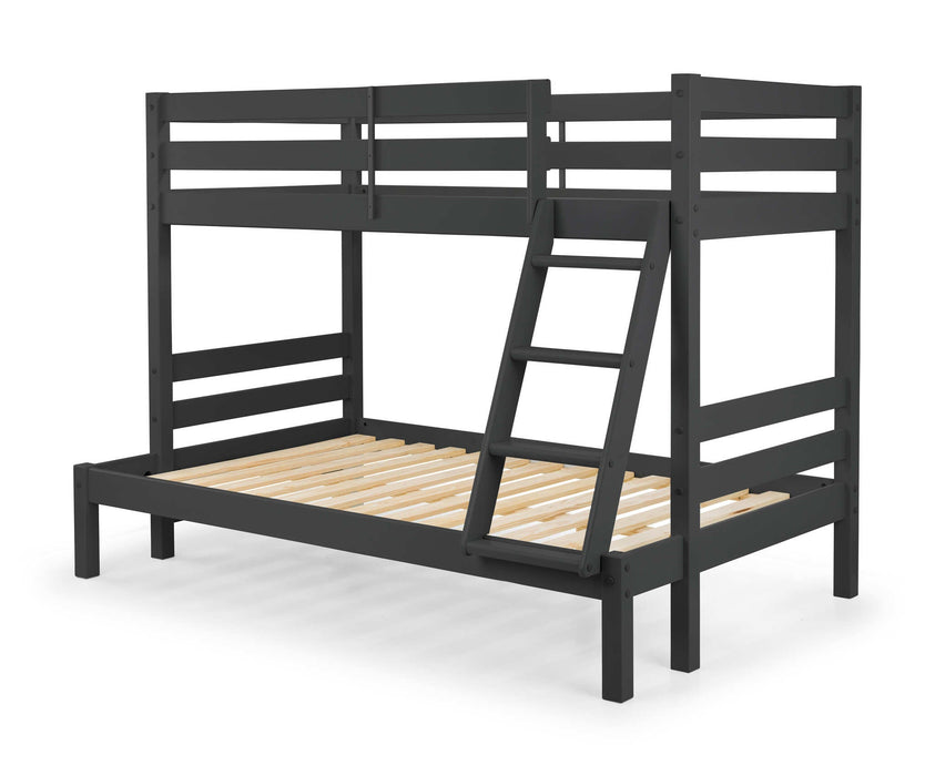 Magic Meadow Triple Sleeper Bunk Bed – Anthracite - Luminex FurnitureBunk BedMER003