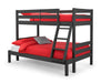 Magic Meadow Triple Sleeper Bunk Bed – Anthracite - Luminex FurnitureBunk BedMER003