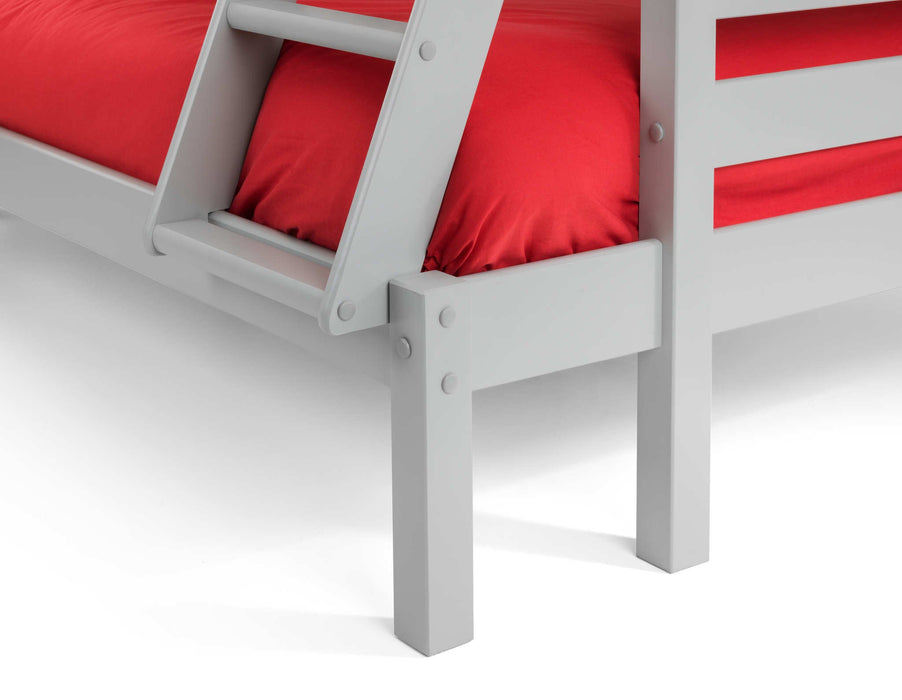 Magic Meadow Triple Sleeper Bunk Bed – Dove Grey - Luminex FurnitureBunk BedMER002