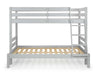Magic Meadow Triple Sleeper Bunk Bed – Dove Grey - Luminex FurnitureBunk BedMER002