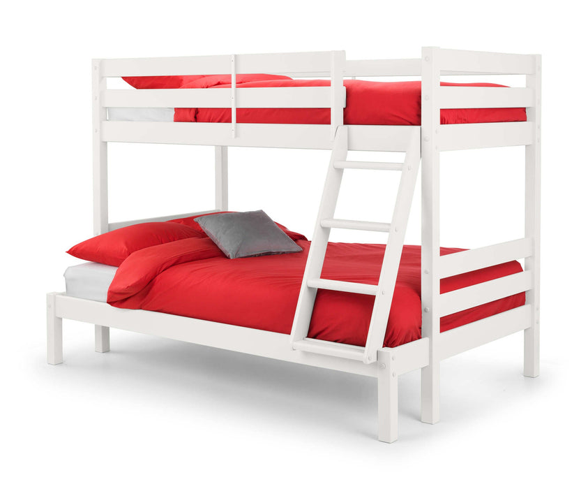 Magic Meadow Triple Sleeper Bunk Bed – Surf White - Luminex FurnitureBunk BedMER001