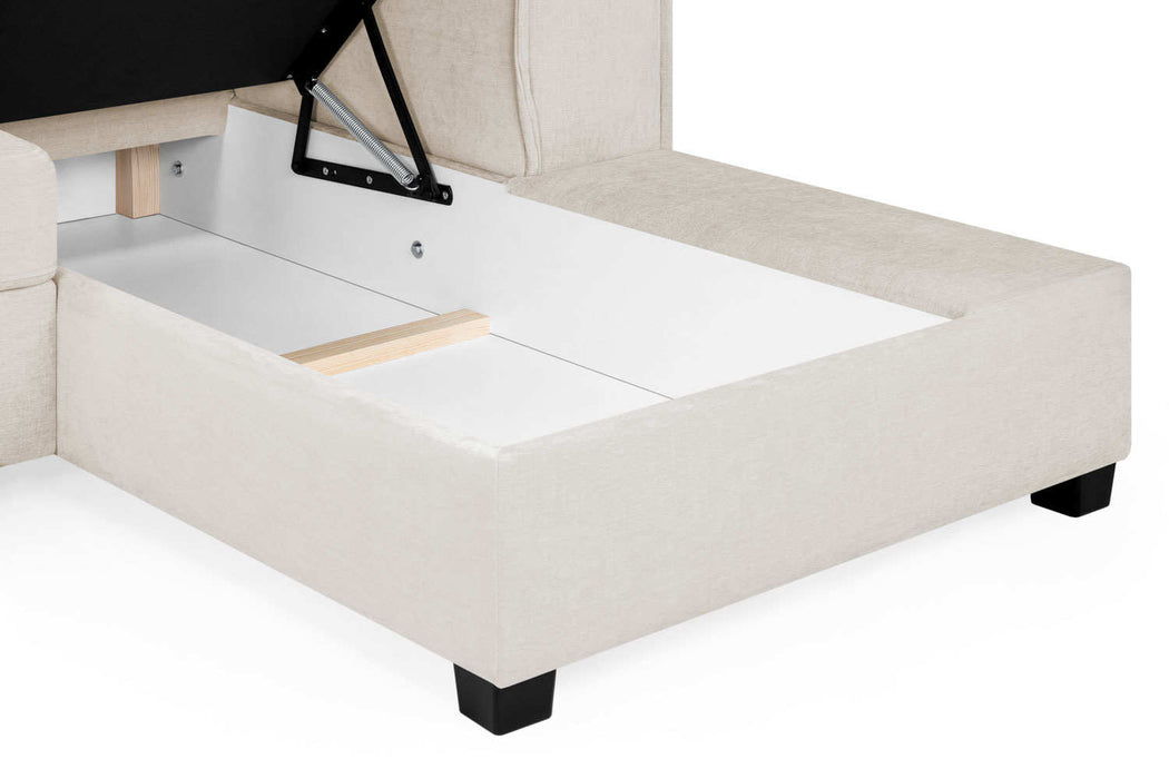 Magnolia Sofa Bed Beige Universal Corner – Sofa Bed & Storage - Luminex FurnitureSofasmilan_beige_u_shape