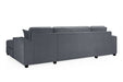 Magnolia Sofa Bed Grey Universal Corner – Sofa Bed & Storage - Luminex FurnitureSofasmilan_grey_u_shape