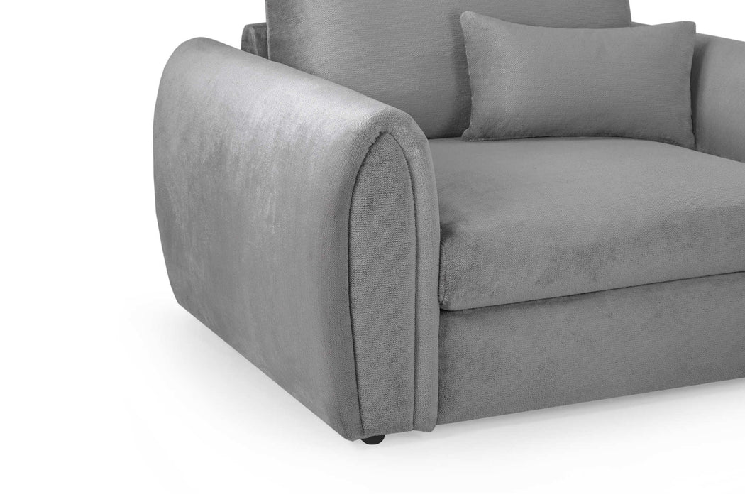 Malvern Grey Armchair – Chenille Upholstery - Luminex FurnitureOccasional Chairsmirabel_grey_armchair